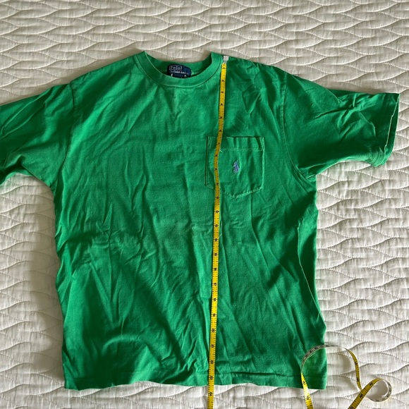 Polo by Ralph Lauren Green Short Sleeve Tee.  Size M (12-14). - Picture 7 of 7